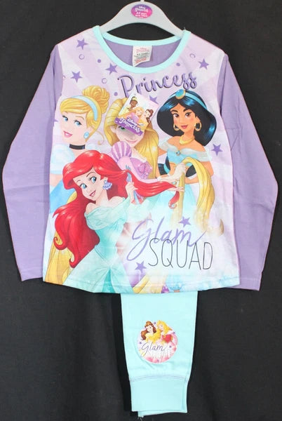 DISNEY PRINCESS Girls Pyjamas /Princess PJs in a Choice of 3 Styles 4-10 years