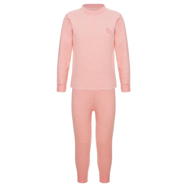 Kids Boys Girls Underwear T-shirt Pajama Set With Pants Nightwear Winter Tops