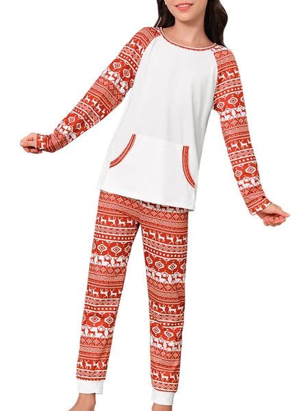Kids - Boys / Girls Clothing Set 2 pieces Christmas Pjs Set Xmas Long Sleeve