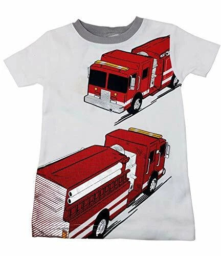 Carter's Boys 4-Piece Snug Fit Short Sleeves Shorts Cotton Pajama Set