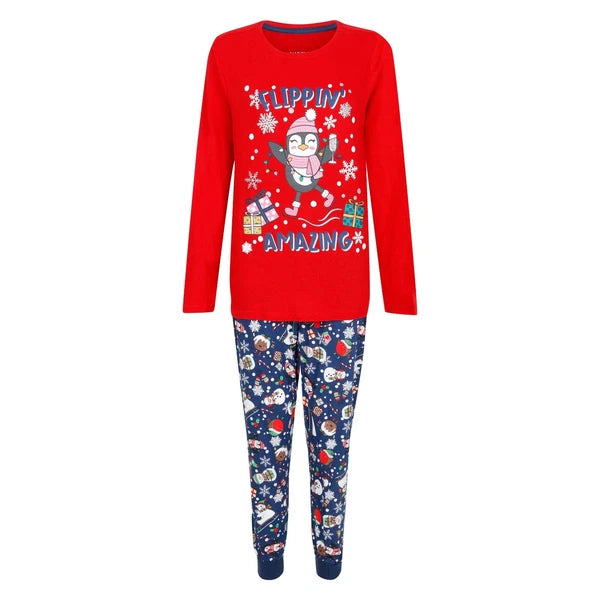 Christmas Pyjamas Family Matching Mens Ladies Boys Girls XMAS Novelty PJ Sets