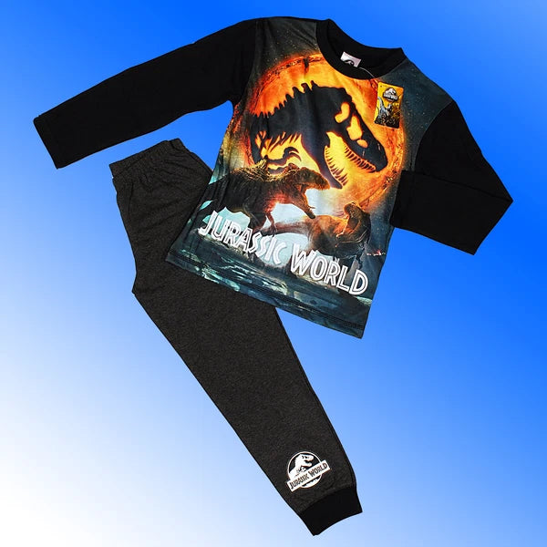 Boys Jurassic World Dinosaur Pyjamas 4-10 Years