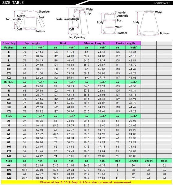 Couples Christmas Pajamas Clothing Set Mother Kids Clothes Christmas Pajamas