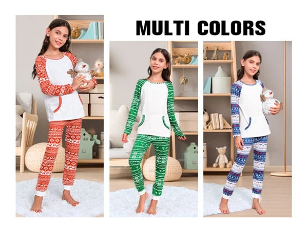 Kids - Boys / Girls Clothing Set 2 pieces Christmas Pjs Set Xmas Long Sleeve