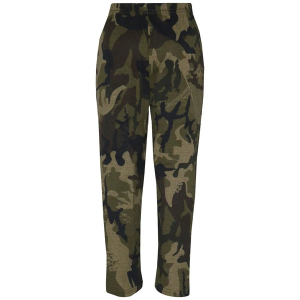 Kids Girls Boys Camouflage Green Print PJ S YA FILTHY Christmas Pyjamas Sets