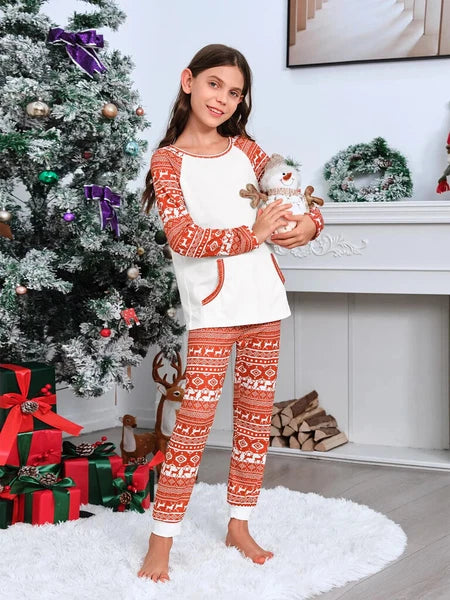 Kids - Boys / Girls Clothing Set 2 pieces Christmas Pjs Set Xmas Long Sleeve