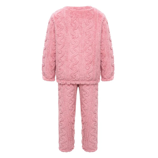 Kids Girls Set Boys Pajamas With Pants Outfits Indoor Winter Thermal Loungewear