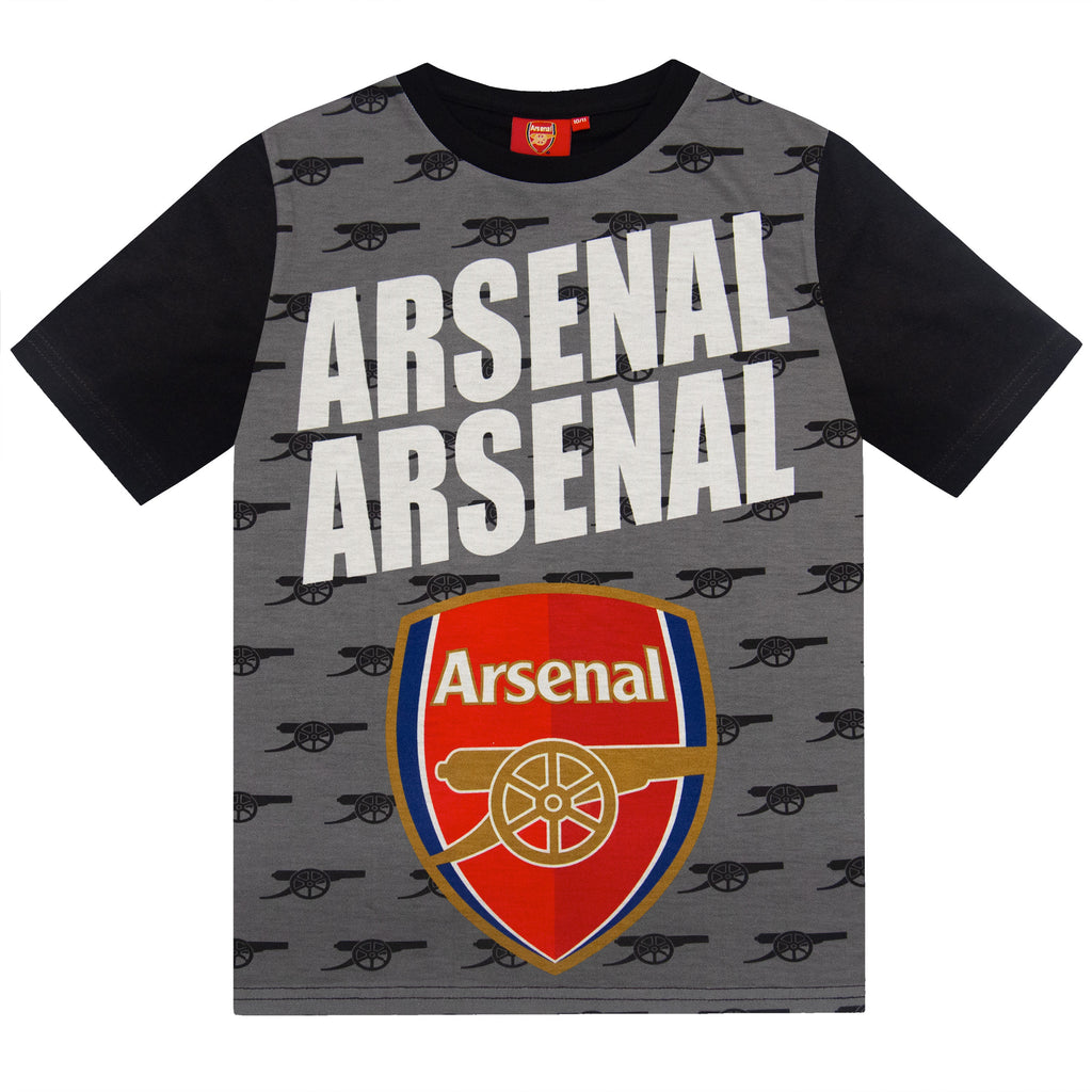 Arsenal FC Boys Pyjamas Short Toddler Kids OFFICIAL Football Gift