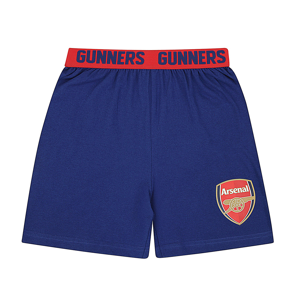 Arsenal FC Boys Pyjamas Short Toddler Kids OFFICIAL Football Gift