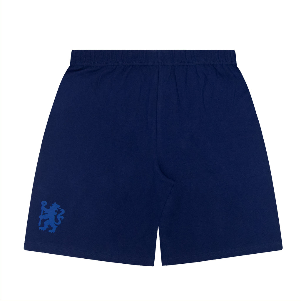 Chelsea Boys Pyjamas Short Kids OFFICIAL Football Gift