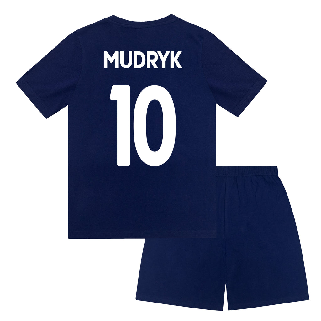 Chelsea Boys Pyjamas Short Kids OFFICIAL Football Gift