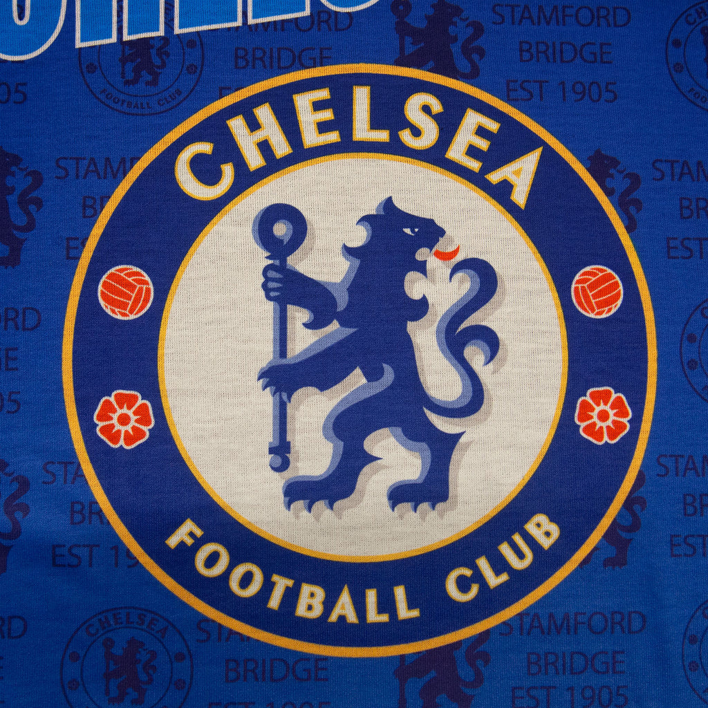 Chelsea Boys Pyjamas Short Kids OFFICIAL Football Gift