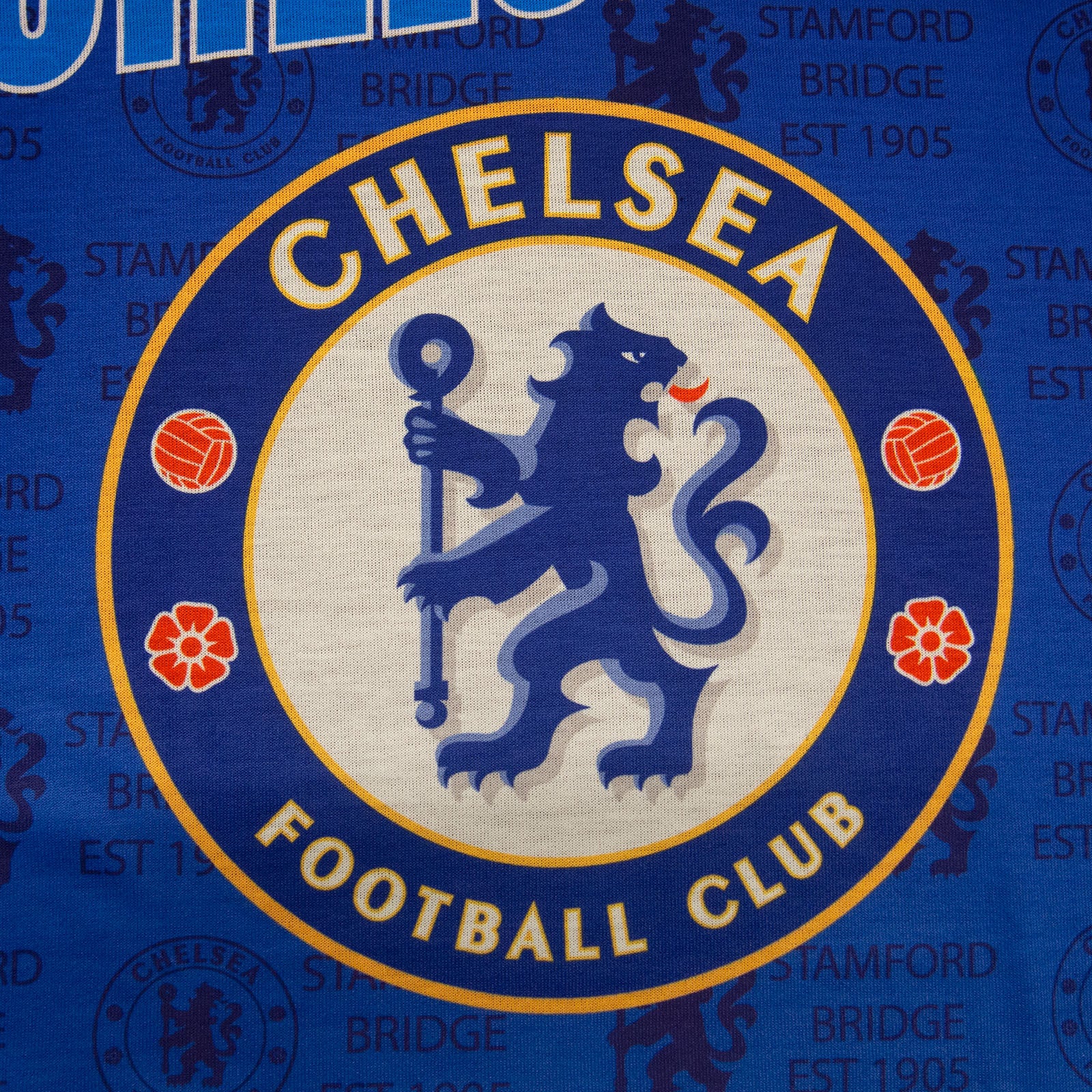 Chelsea Boys Pyjamas Short Kids OFFICIAL Football Gift