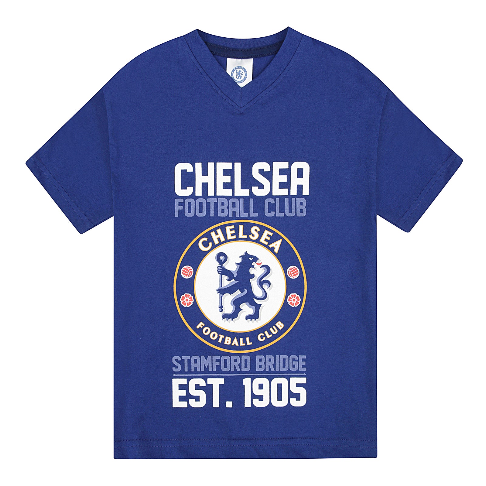 Chelsea Boys Pyjamas Short Kids OFFICIAL Football Gift