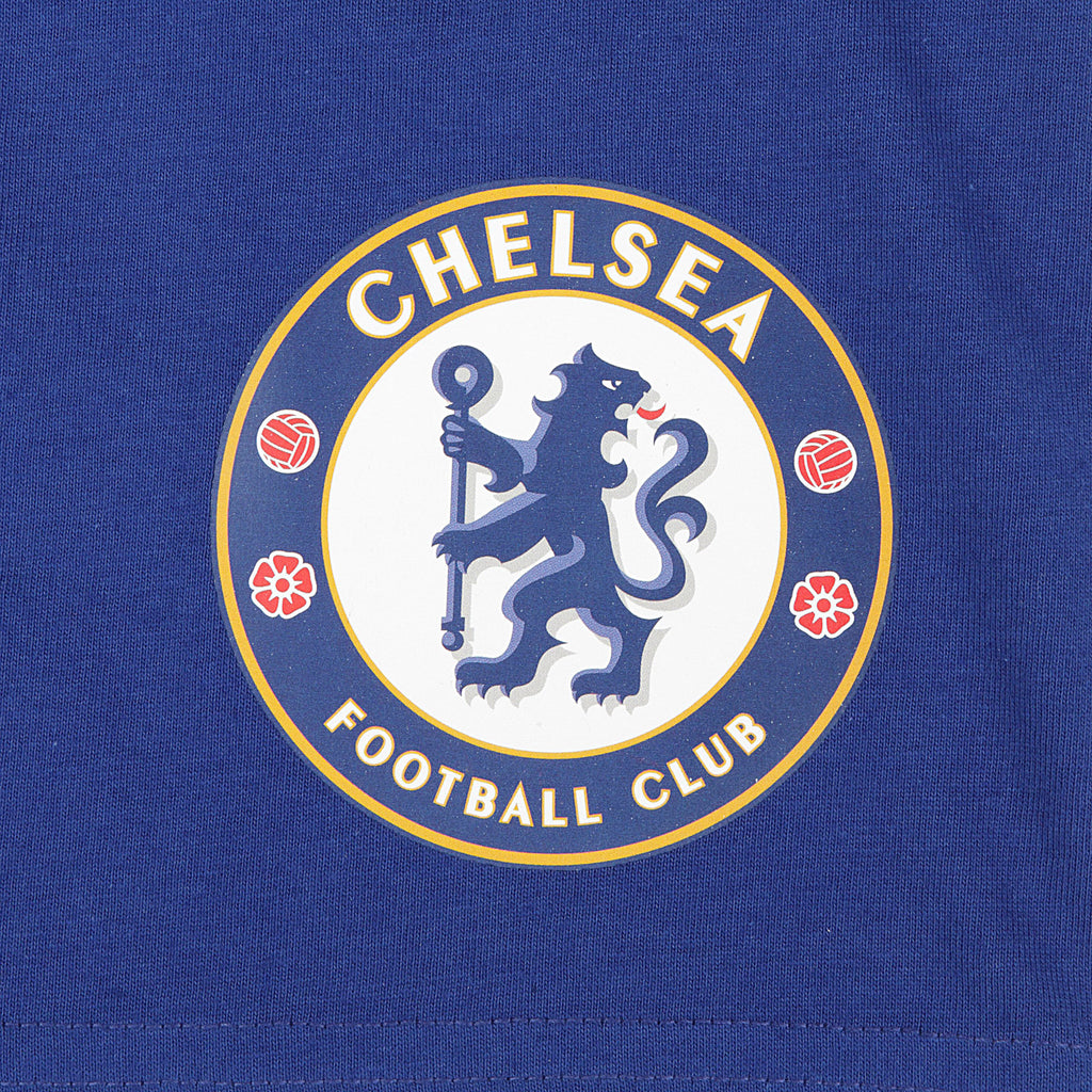 Chelsea Boys Pyjamas Short Kids OFFICIAL Football Gift