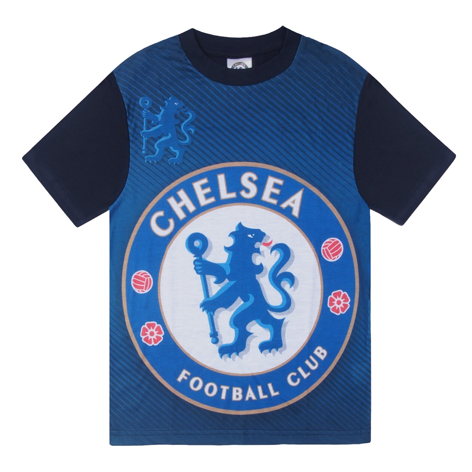 Chelsea Boys Pyjamas Short Kids OFFICIAL Football Gift