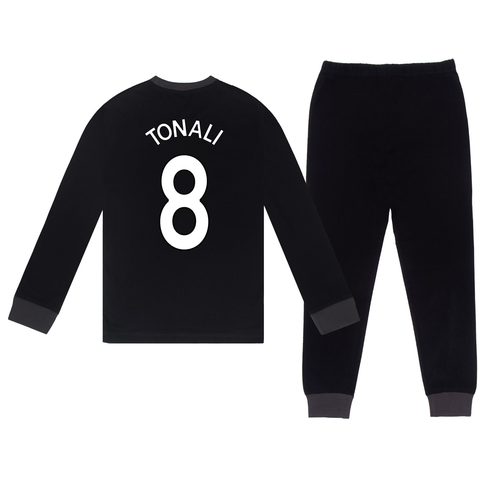 Newcastle United Boys Pyjamas Long Sublimation Kids OFFICIAL Football Gift