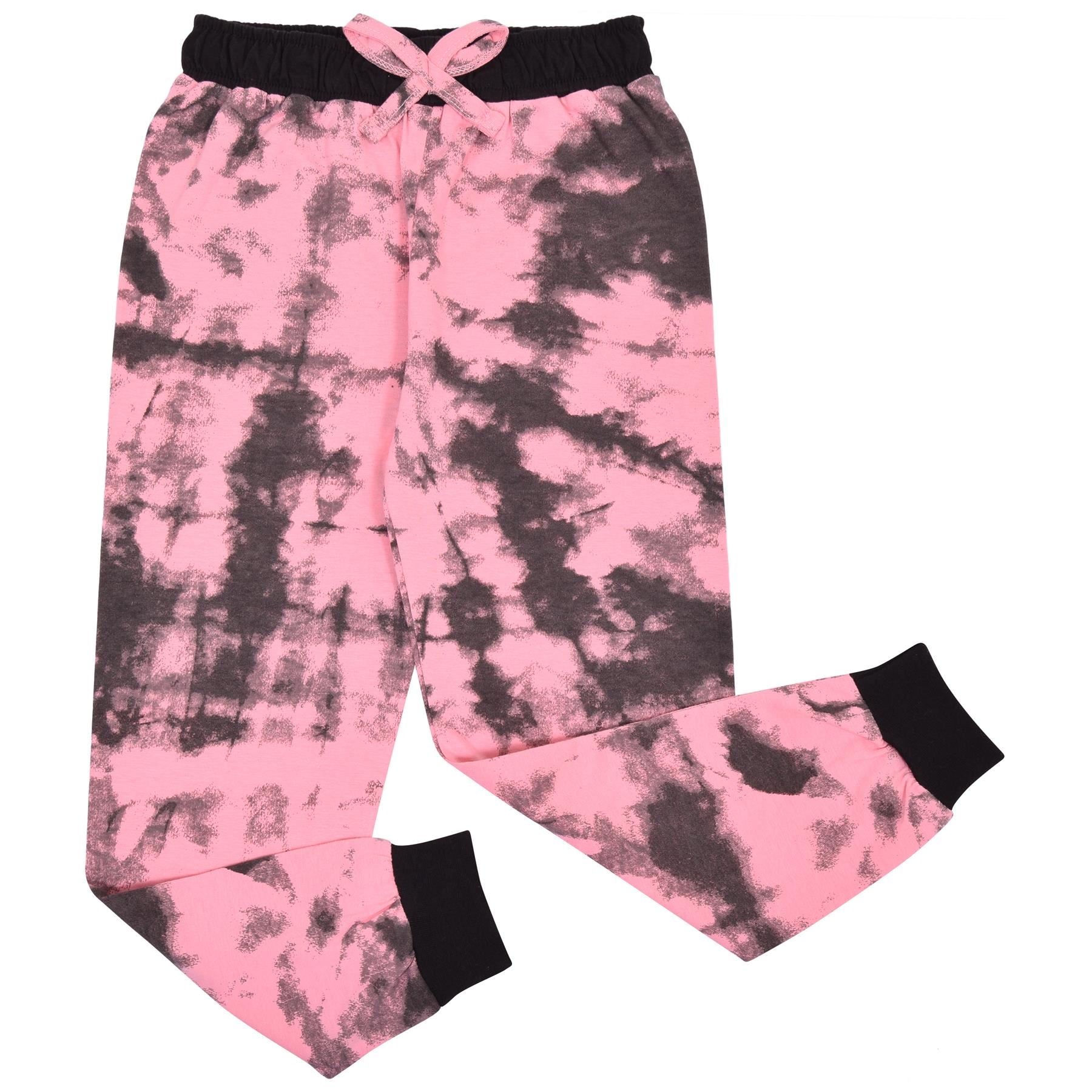 A2Z 4 Kids Girls Pyjamas Children PJs 2 Piece Set Tie Dye Baby Pink for Children