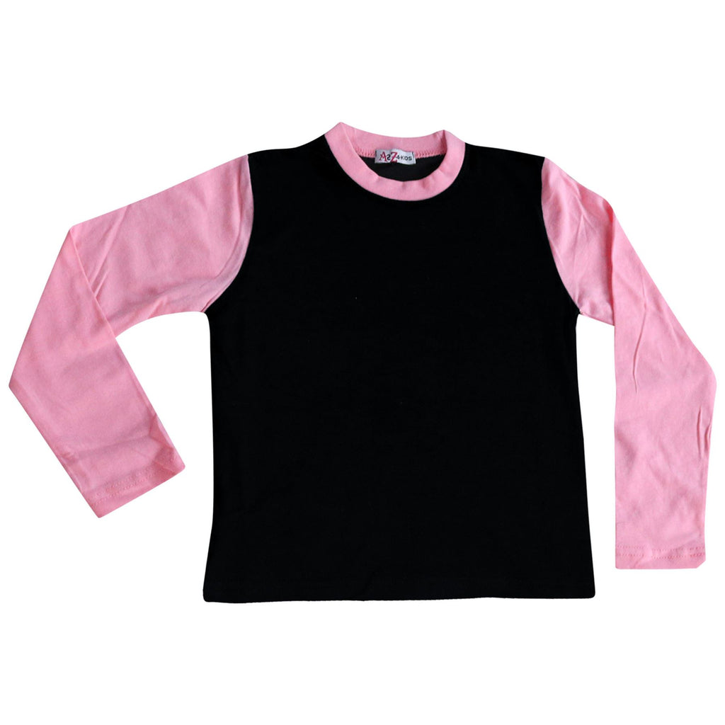 Kids Girls Boys Pjs Contrast Color Plain Stylish Pyjamas Set New Age 2-13 Years