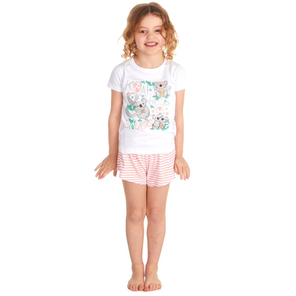 Kids Girls Pyjamas Short 100% Cotton 2-3 3-4 4-5 5-6 7-8 9-10 11-12 13 Years UK