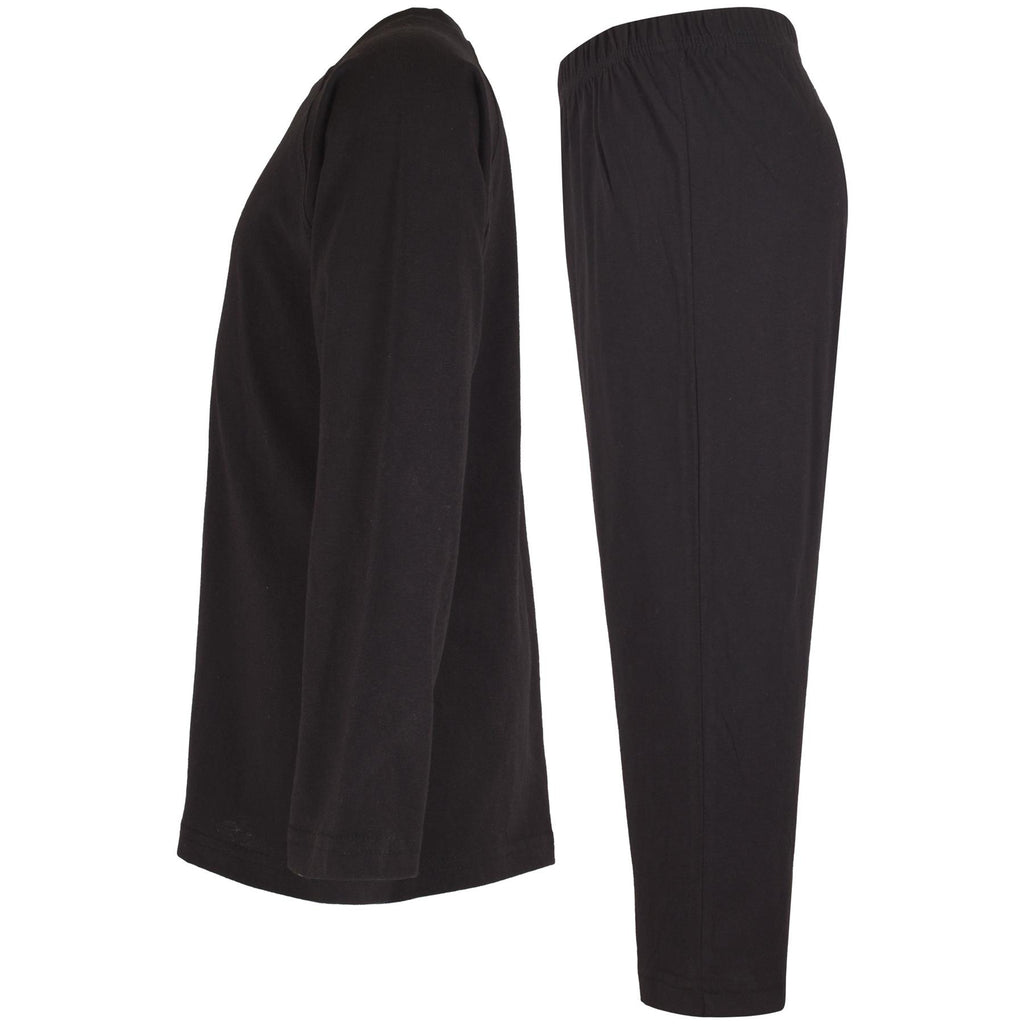 A2Z 4 Kids Girls Boys Raglan Sleeves Plain Pyjamas 2 Piece Comfort Sleepwear Set