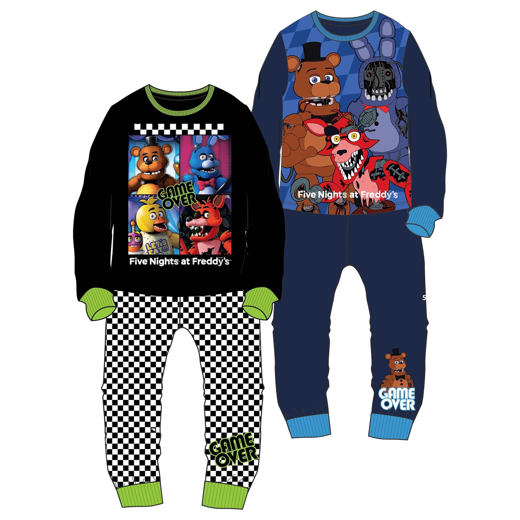 2 pack Boys Kids Disney Marvel WWE Character Cotton Pyjamas 1- 14 Years Gift