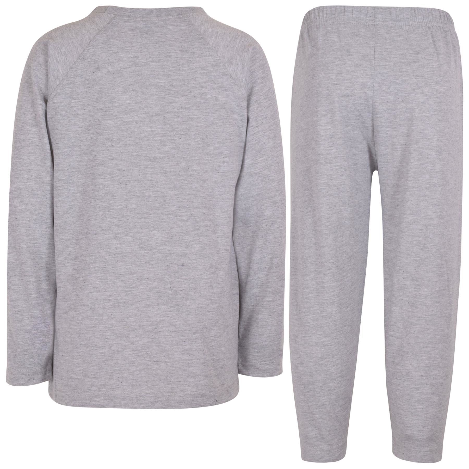 A2Z 4 Kids Girls Boys Raglan Sleeves Plain Pyjamas 2 Piece Comfort Sleepwear Set