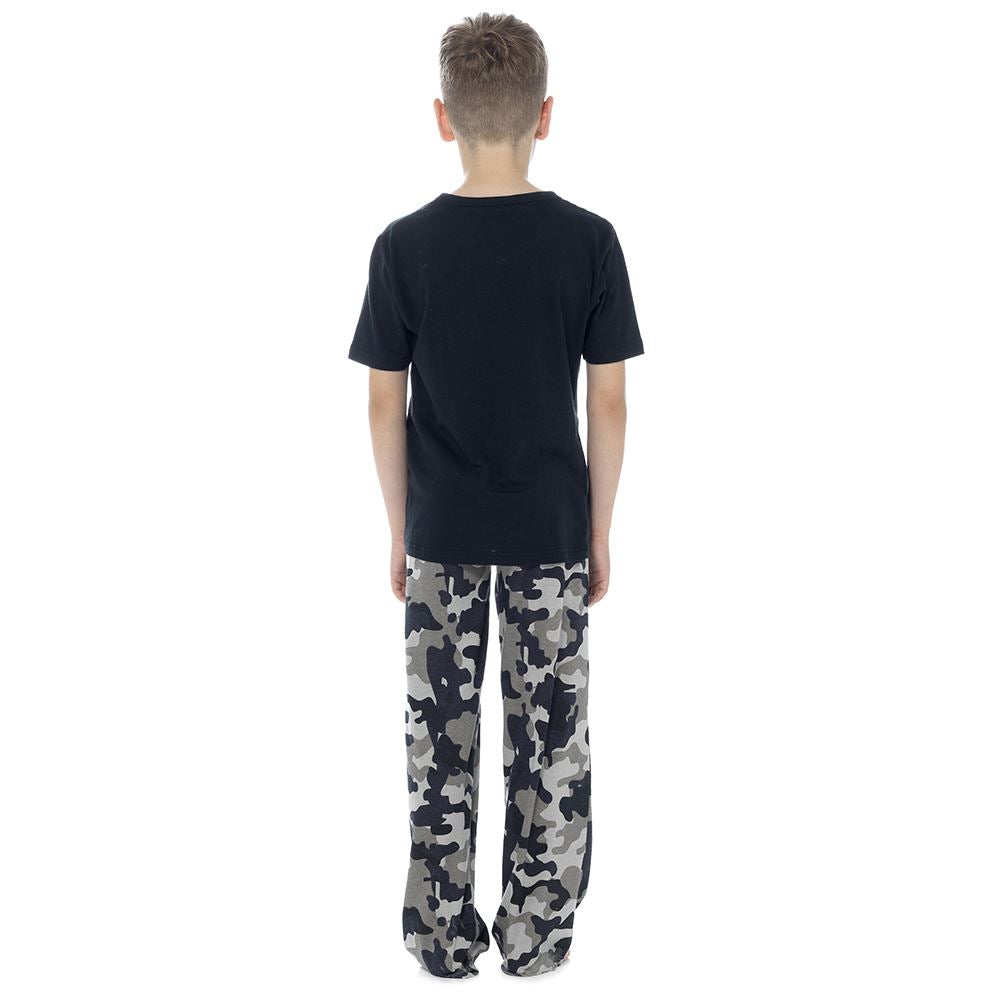 Boys/Kids Camouflage Pyjamas Short Sleeve Camo Pyjama Set Age 7-13 Years