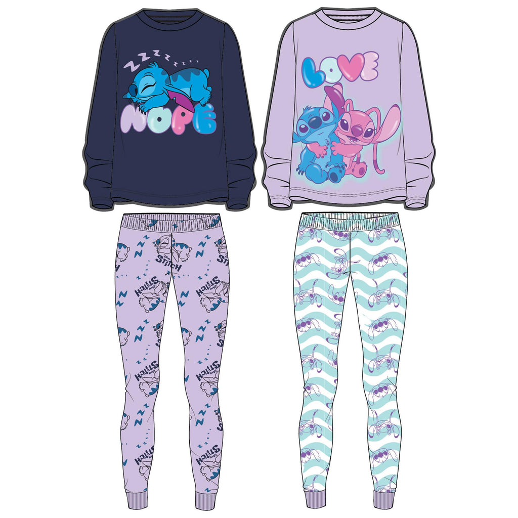 Girls kids 2 Pack Cotton Disney Character Pyjamas Lounge Sets  1- 14 Yrs Gift