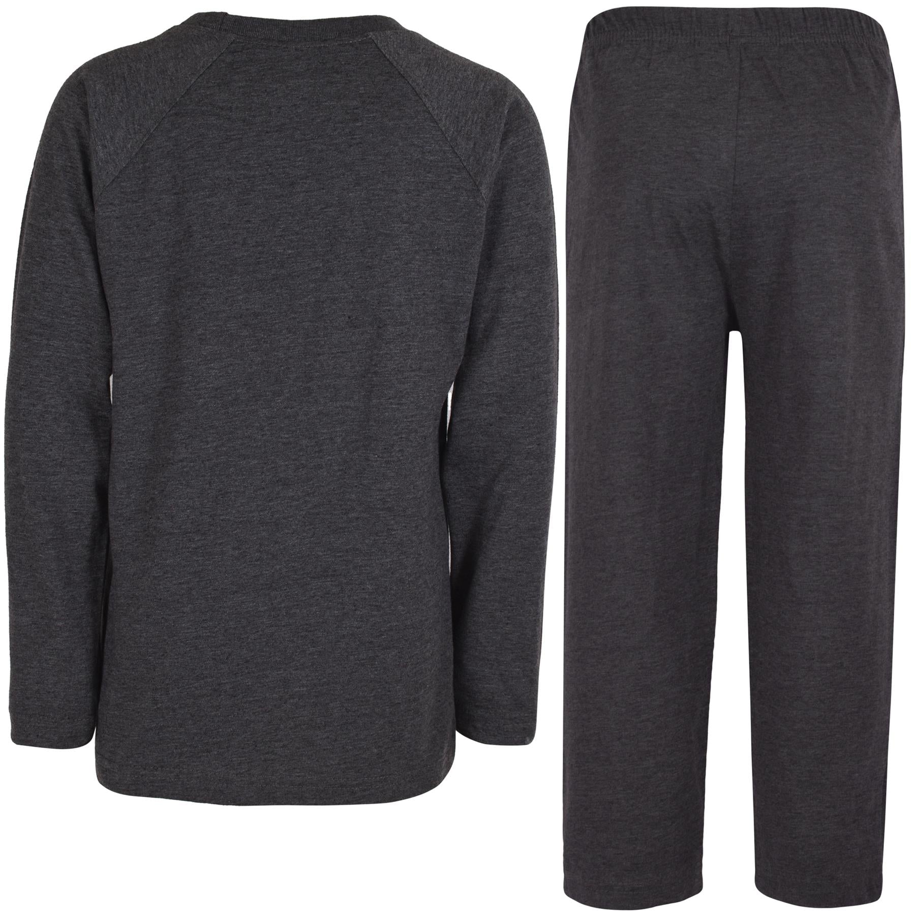 A2Z 4 Kids Girls Boys Raglan Sleeves Plain Pyjamas 2 Piece Comfort Sleepwear Set