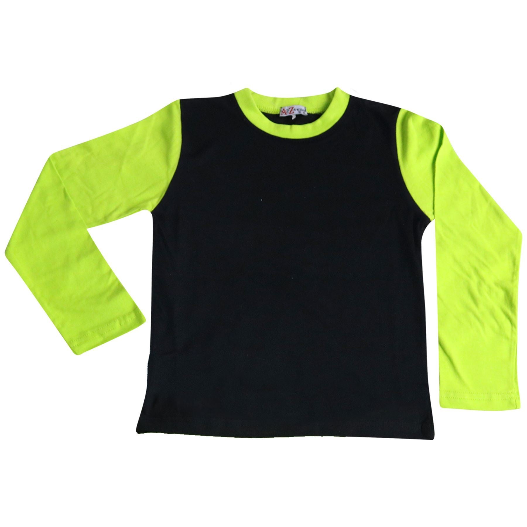 A2Z 4 Kids Girls Boys Plain Stylish Contrast Color Pyjamas Set Age 2-13 Years