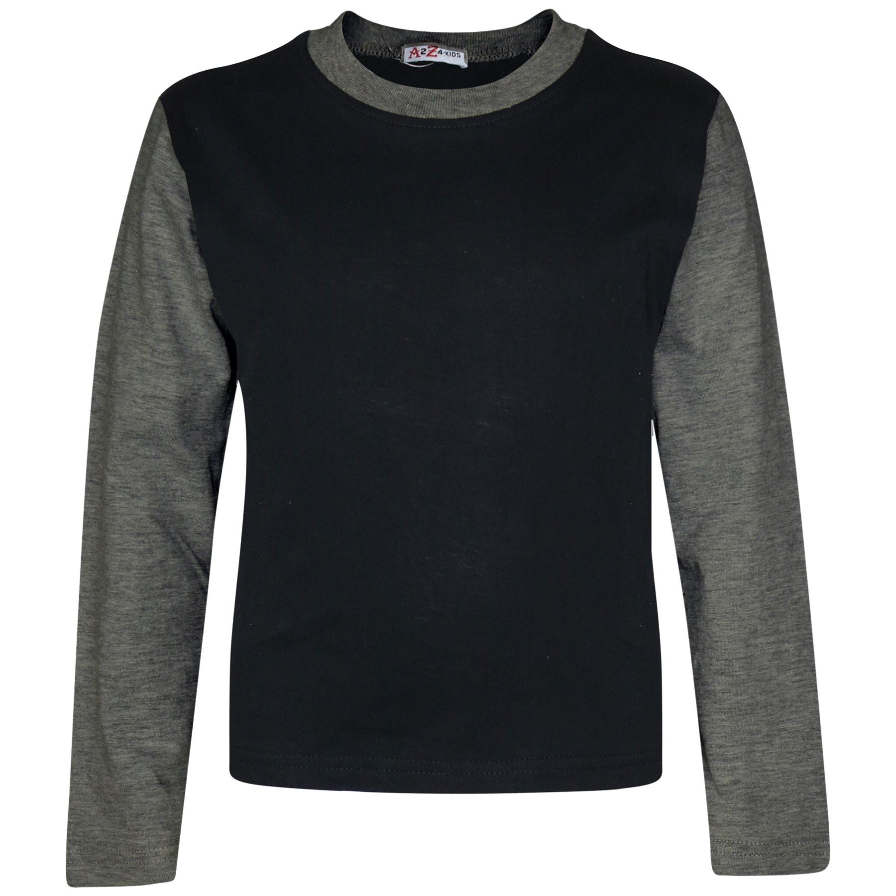 Kids Girls Boys Pjs Contrast Color Plain Stylish Pyjamas Set New Age 2-13 Years