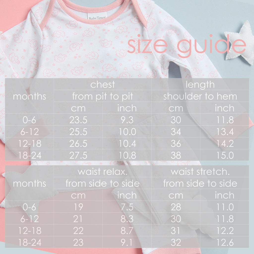 Baby Pyjamas 0-6 6-12 12-18 18-24 Months 2 Piece Pyjama Set 100% Cotton Long UK