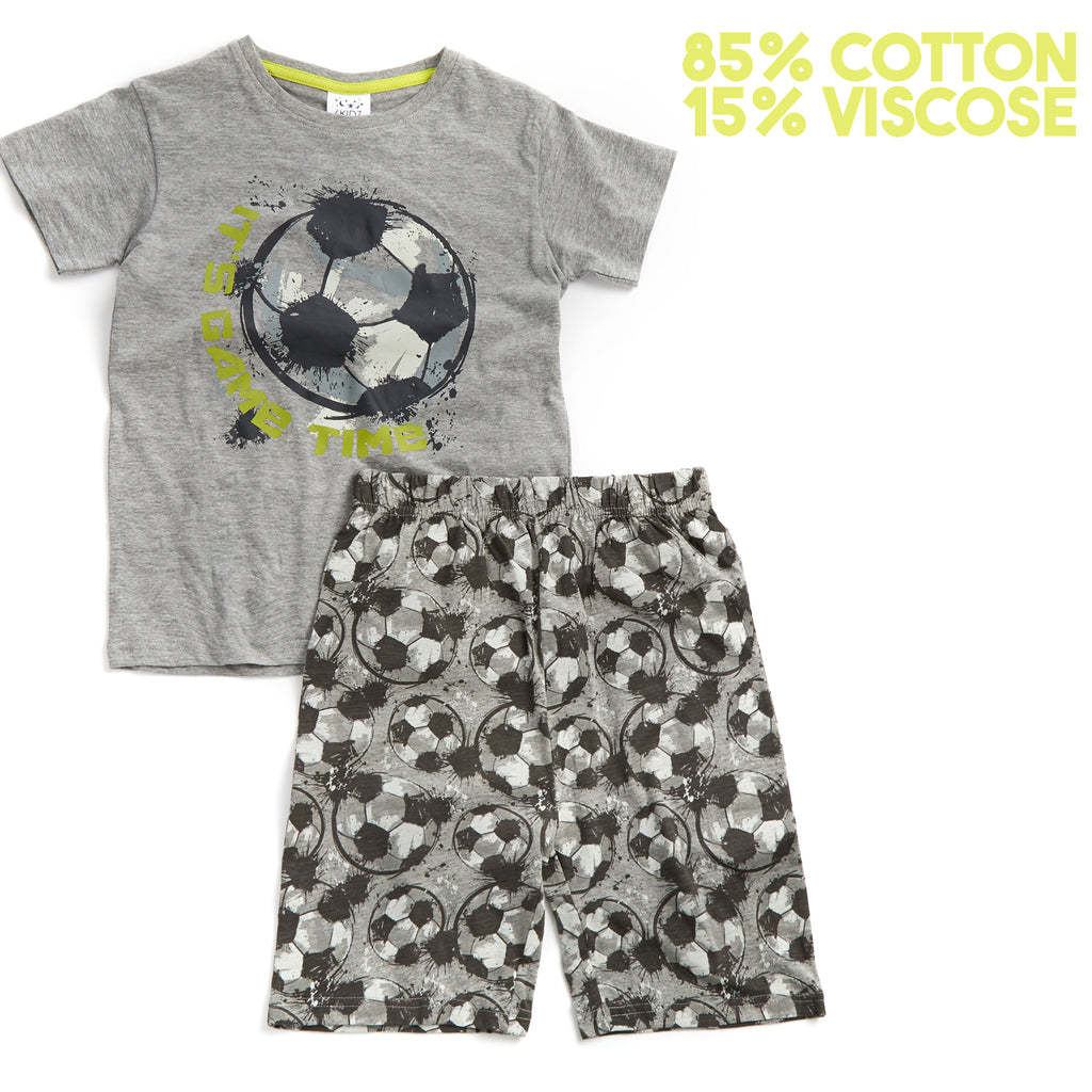 Kids Boys 2 Piece Pyjama Set Cotton Rich PJs Summer Pyjamas Jammies 2-13 Years