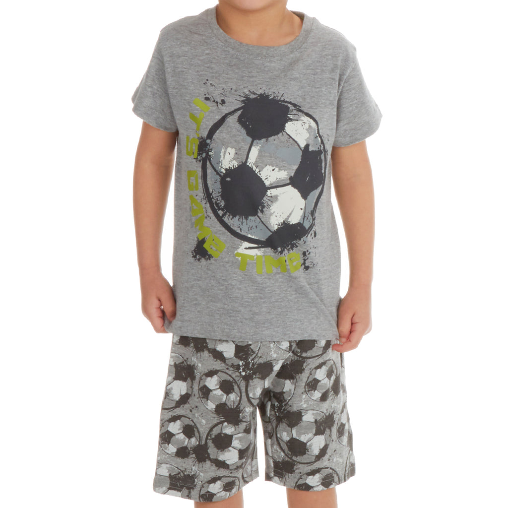 Kids Boys 2 Piece Pyjama Set Cotton Rich PJs Summer Pyjamas Jammies 2-13 Years