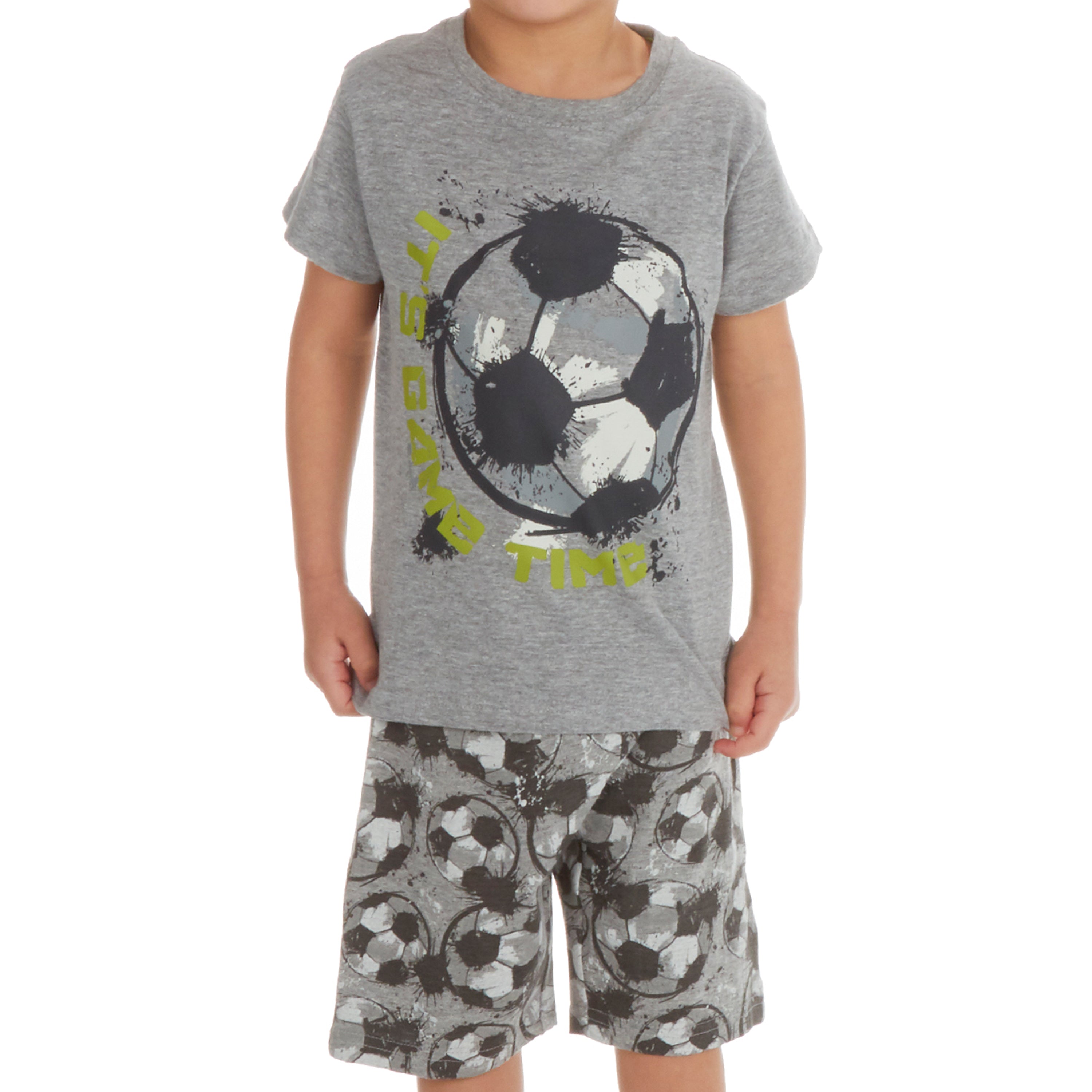 Kids Boys 2 Piece Pyjama Set Cotton Rich PJs Summer Pyjamas Jammies 2-13 Years