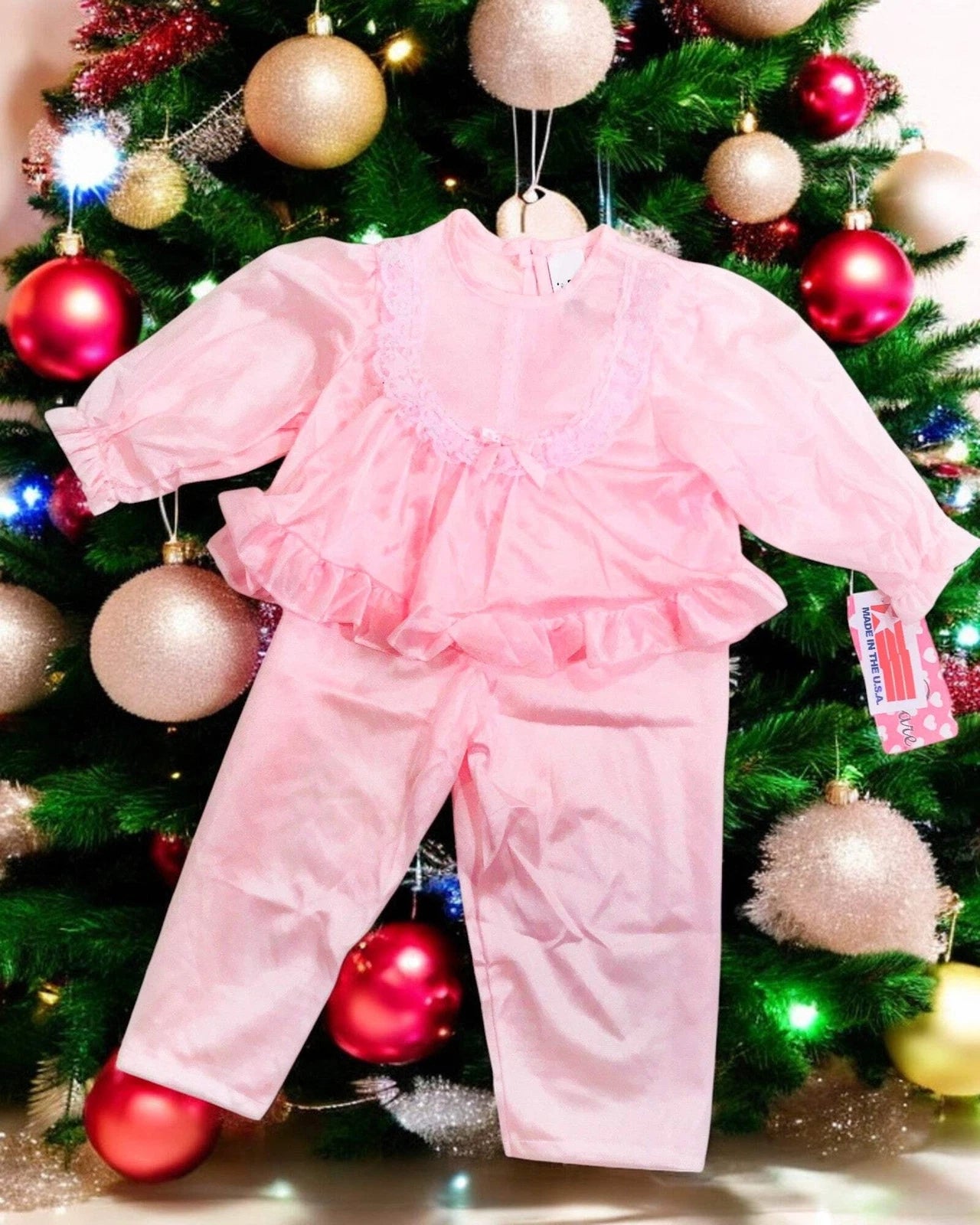 Laura Dare Girls Long Sleeve PJ Set (see colors)