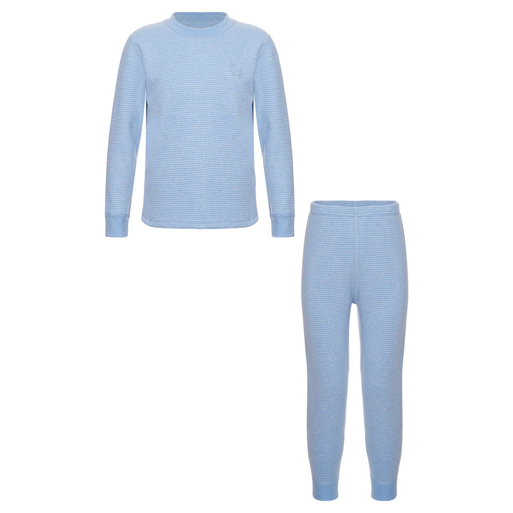 Kids Boys Girls Underwear T-shirt Pajama Set With Pants Nightwear Winter Tops