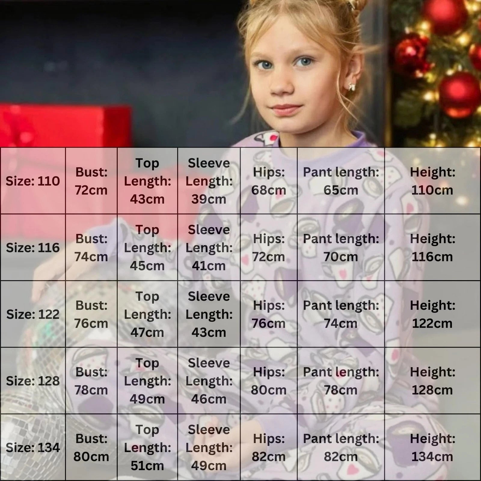 Girls’ Printed Fleece Pajama Set – Soft, Warm & Cozy, Winter,  Nosi svoe 6076...