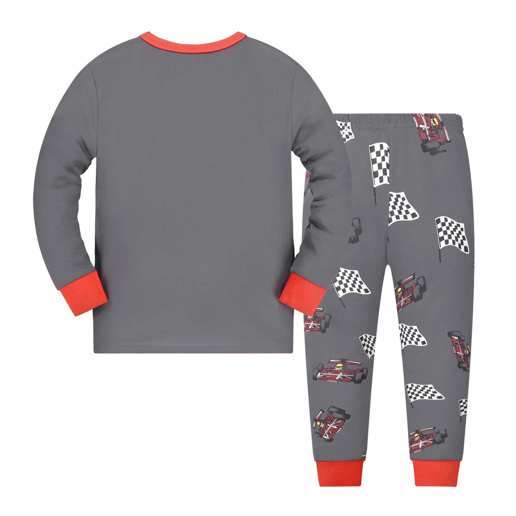 Kids Boys Pyjama Pyjamas Set PJs Sleepwear Nightwear Size 3 4 5 6 7 8 yrs