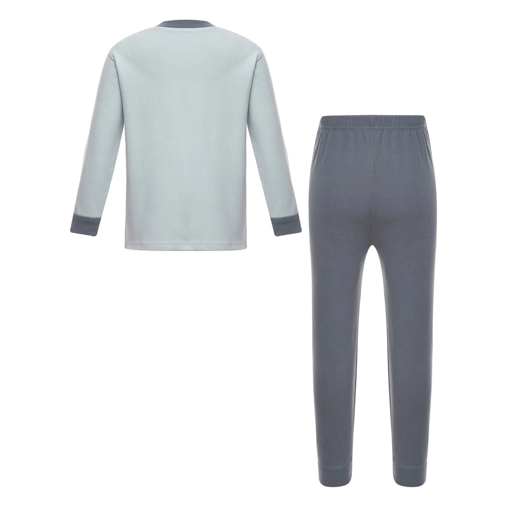 Kids Sleepwear Trousers Pajama Set Tops Loungewear Clothes Underwear Casua