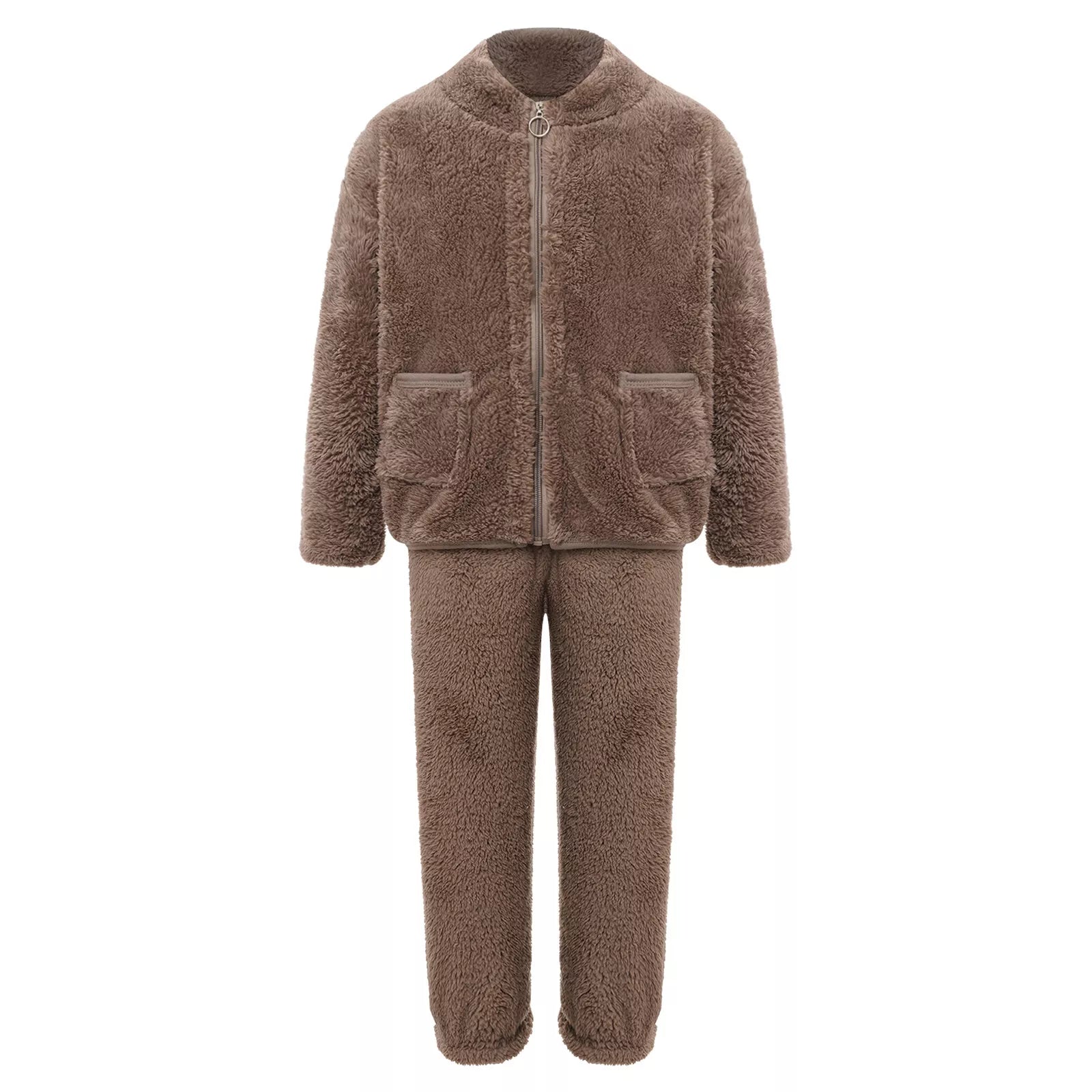 Unisex Kids Outfits Warm Set Girls Sleepwear Training Homewear Tops Pajamas