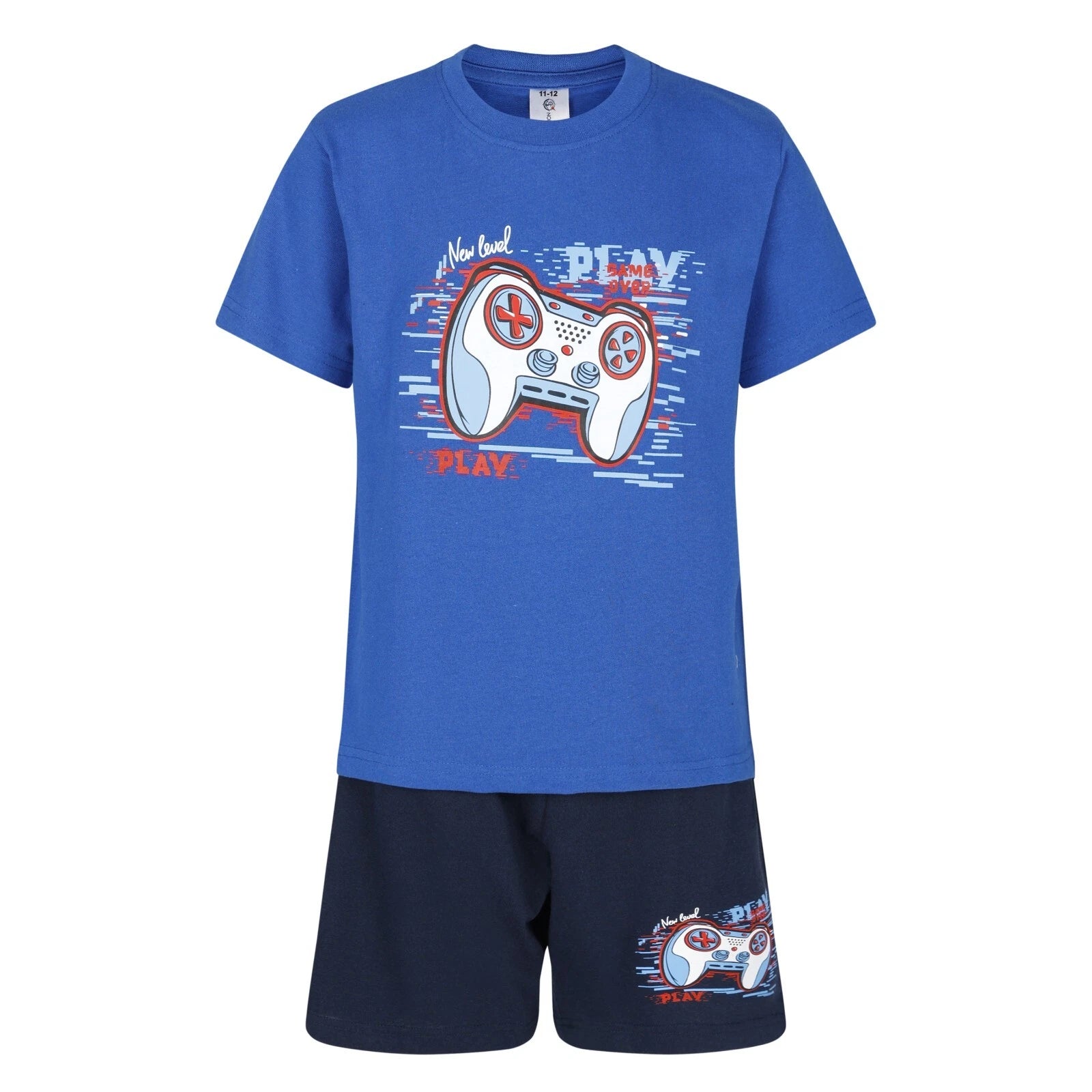 Boys Gamer Short Pyjama Set Kids Gaming Theme PJ Sets Nightwear 9 to 16 Years