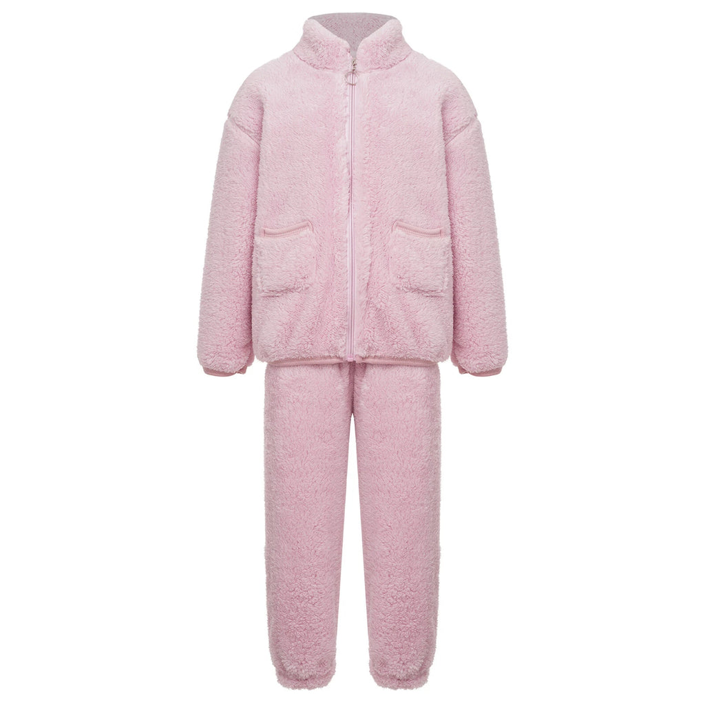 Unisex Kids Outfits Warm Set Girls Sleepwear Training Homewear Tops Pajamas