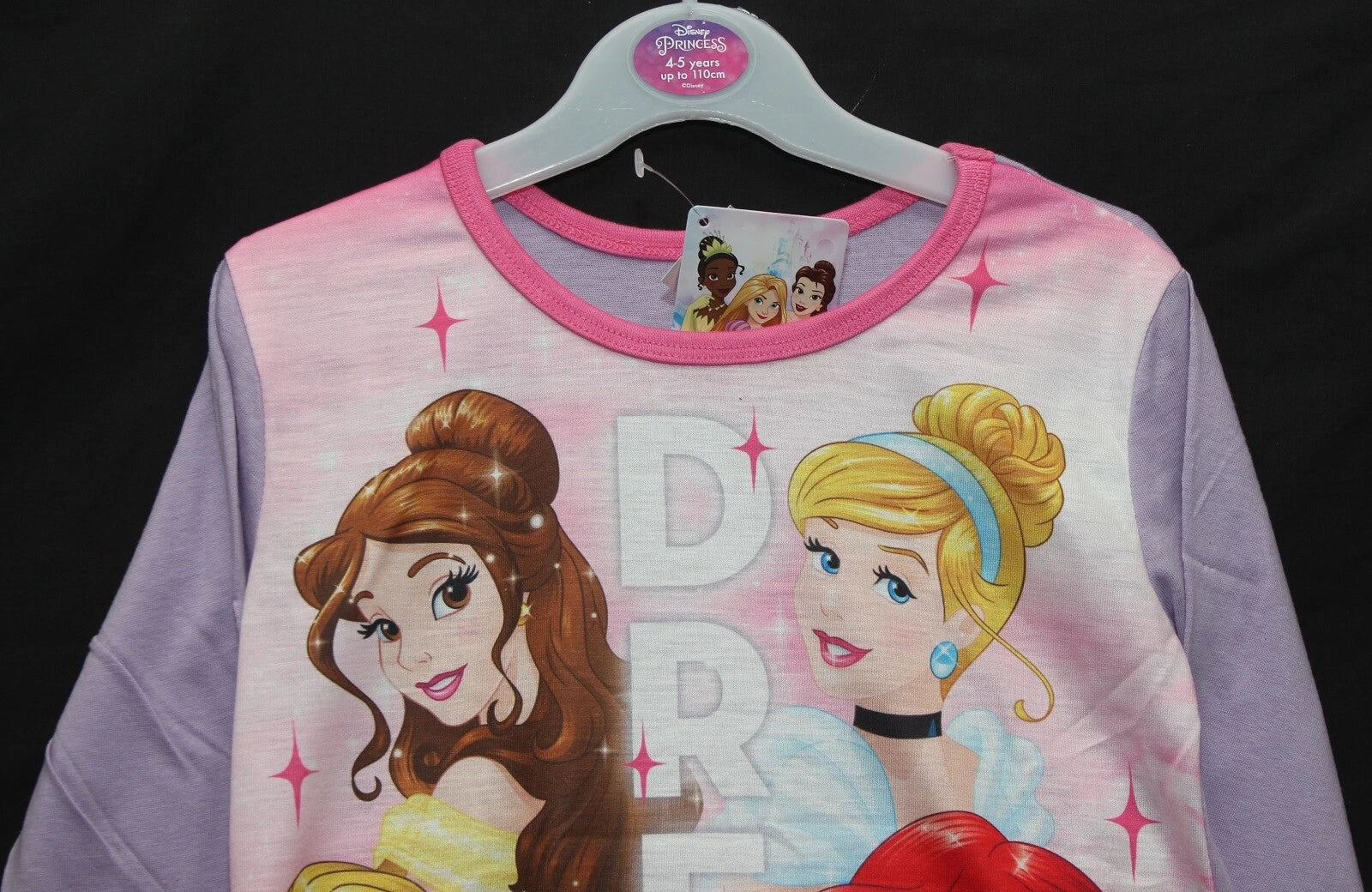 DISNEY PRINCESS Girls Pyjamas /Princess PJs in a Choice of 3 Styles 4-10 years
