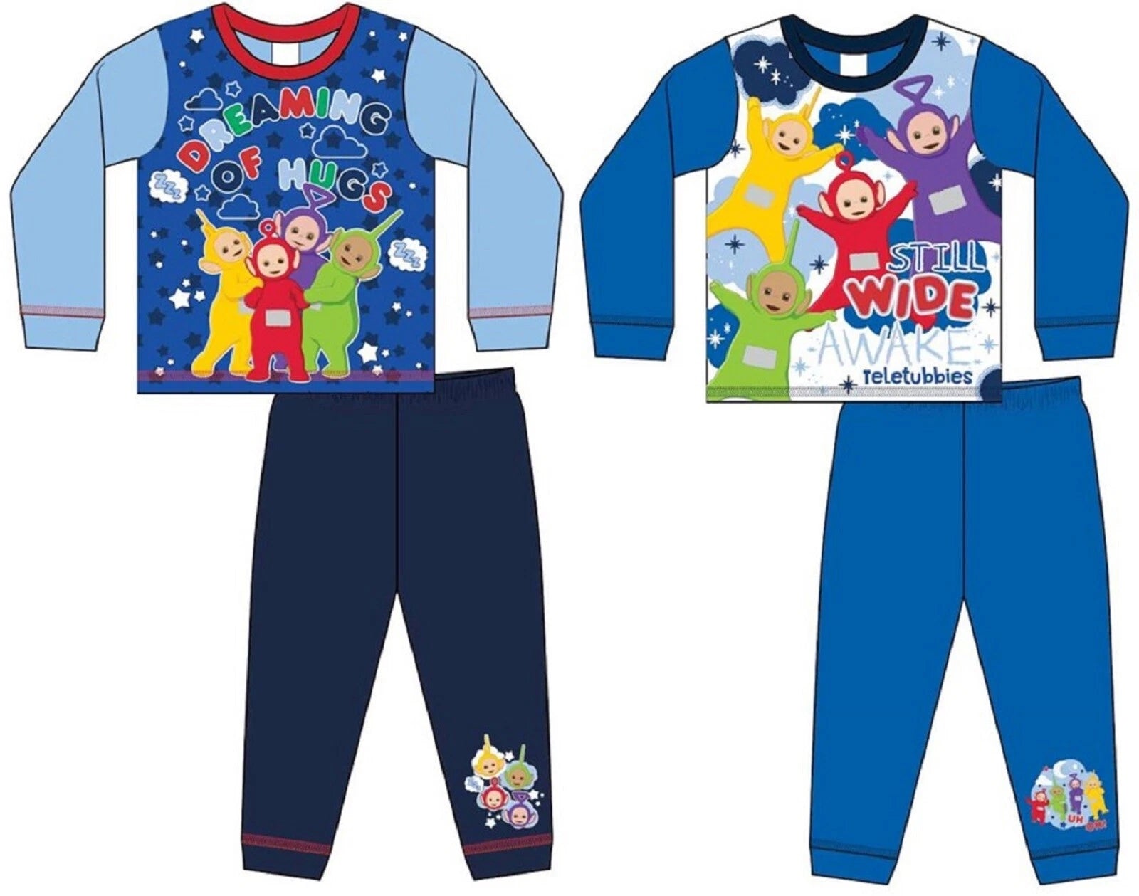 TELETUBBIES Boy's Pyjamas/Blue PJs in a Choice of Styles Sizes 12 months-4 years