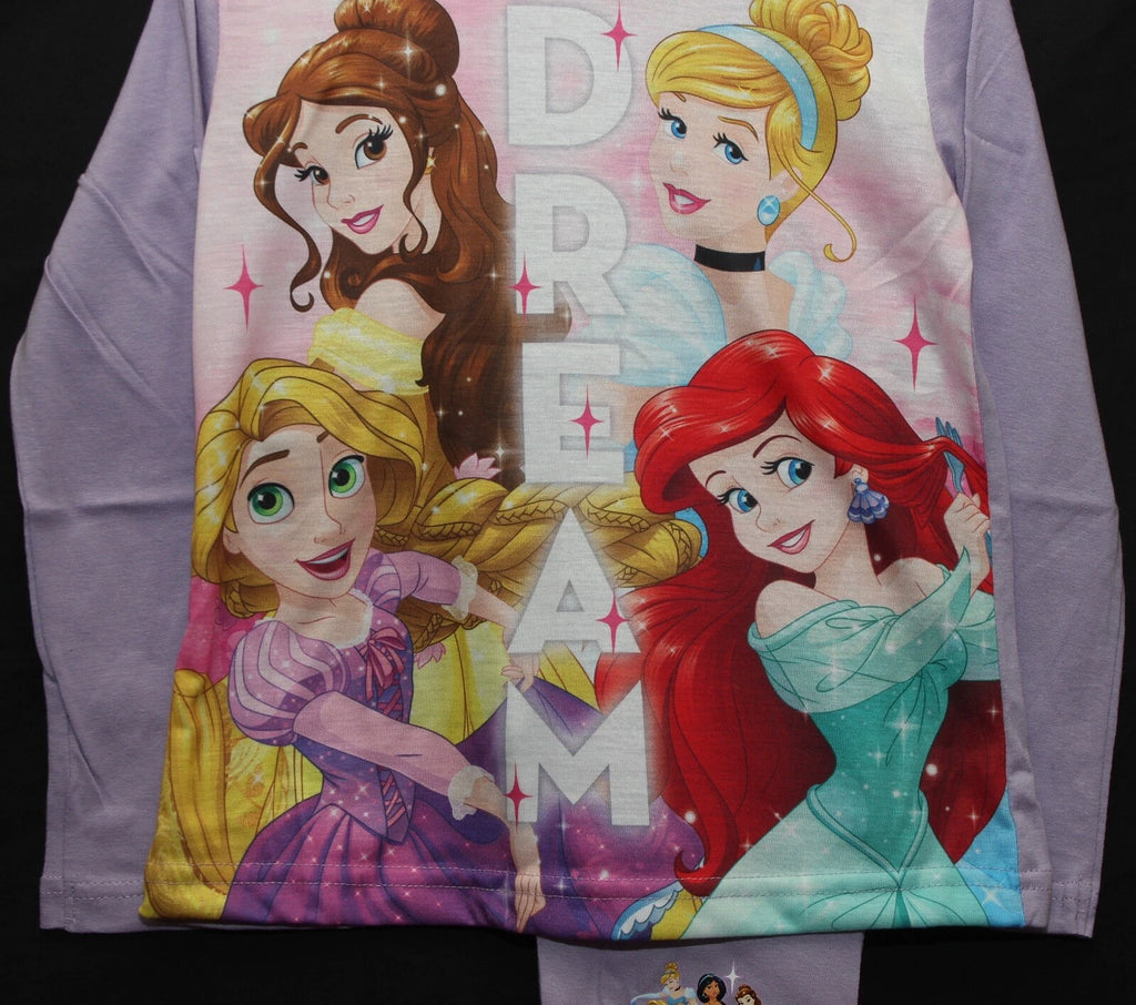 DISNEY PRINCESS Girls Pyjamas /Princess PJs in a Choice of 3 Styles 4-10 years