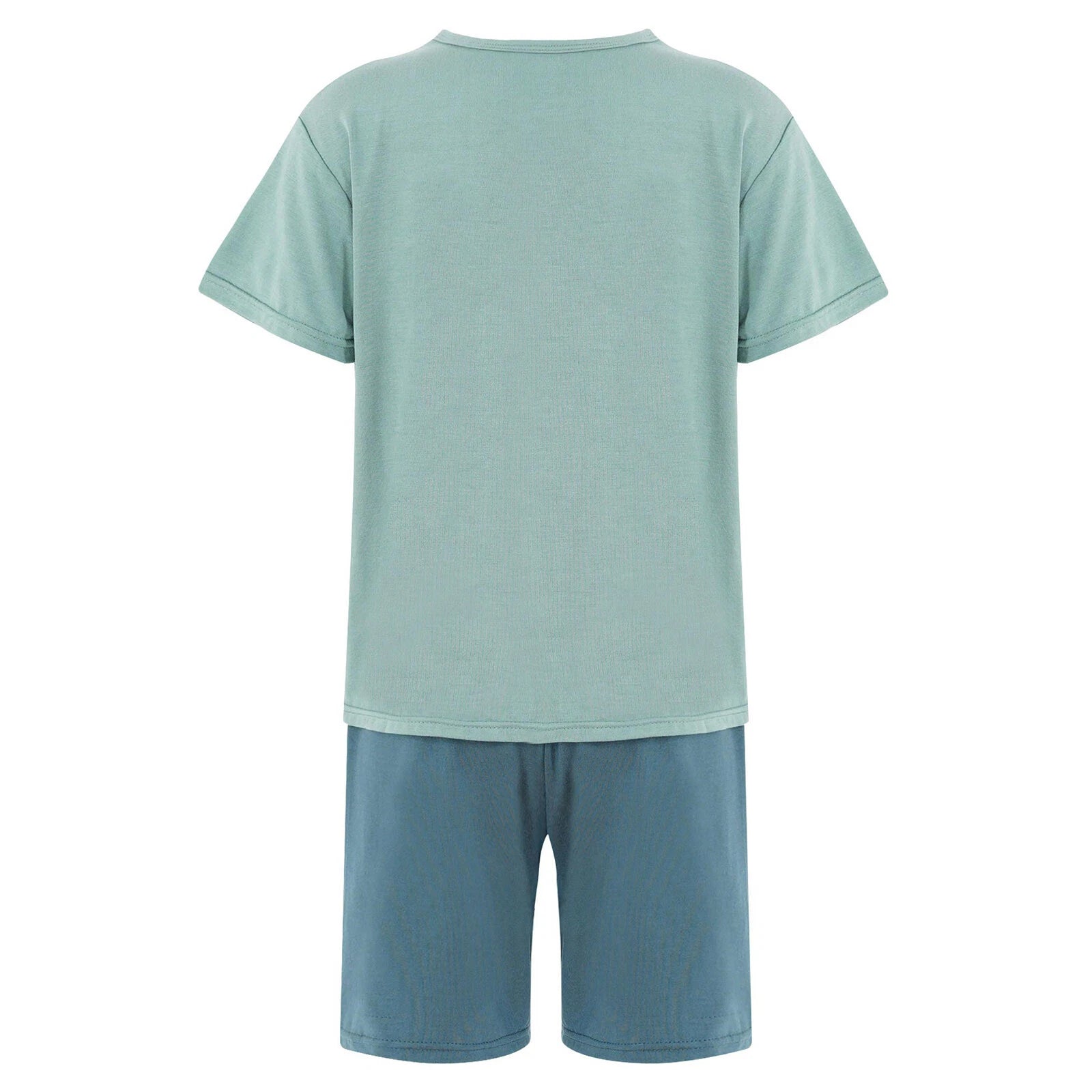 Kids Boys Girls Underwear T-shirt Pajama Set With Pants Nightwear Winter Tops