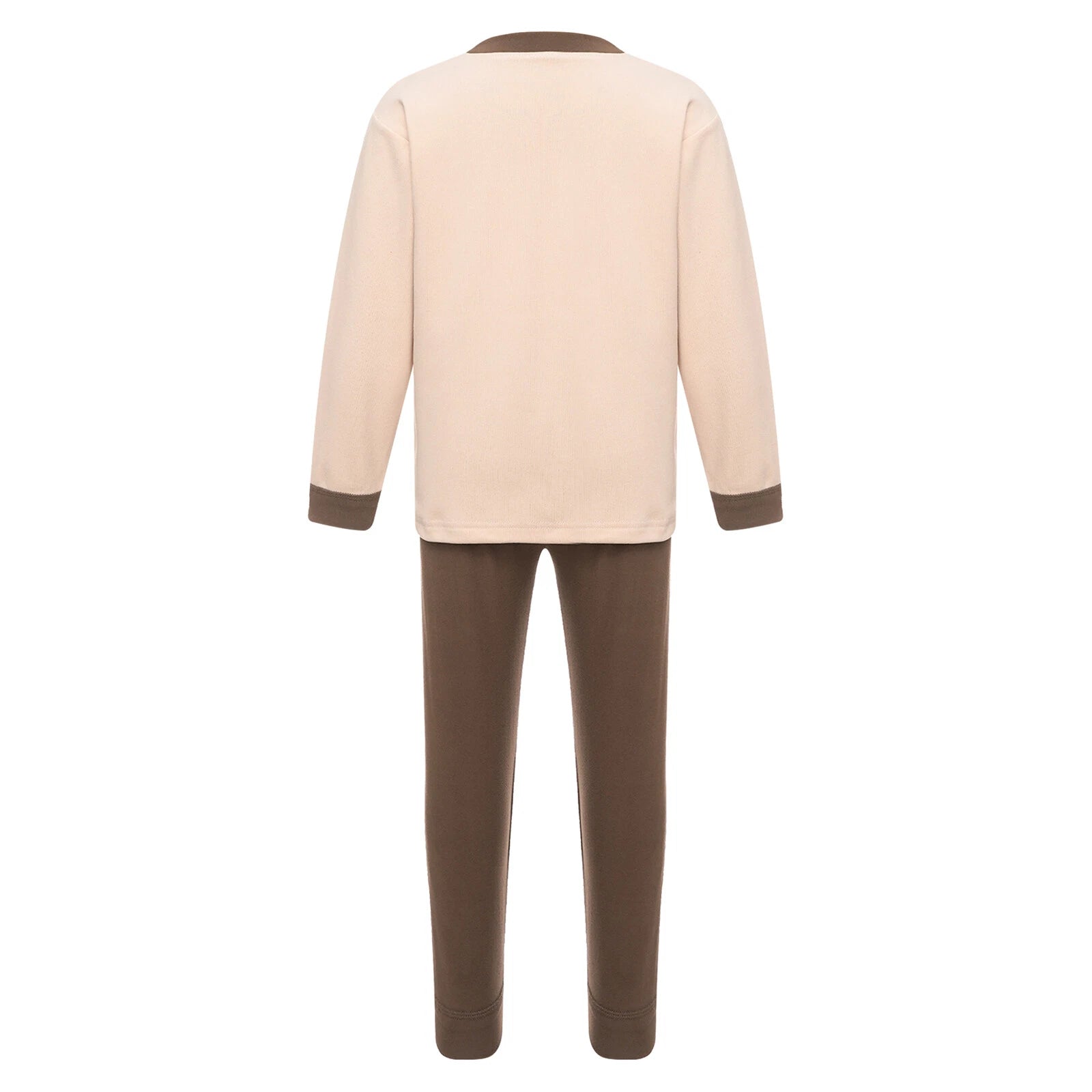 Kids Loungewear Crewneck Sleepwear Tops Pajama Set Casual Underwear T-shirt