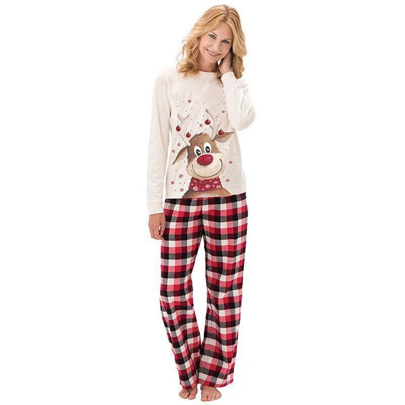 Couples Christmas Pajamas Clothing Set Mother Kids Clothes Christmas Pajamas